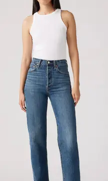 Levi’s Ribcage Straight Jeans Women’s 27 Ankle
