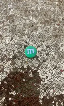 Croc Charm - Green M&m