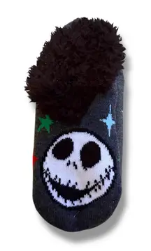 The‎ Nightmare Before Christmas NWT Faux Fur Slippers Socks Women’s Sz 4-10 Jack