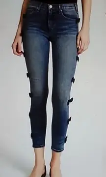 McGuire denim skinny jeans with bows 29