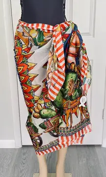 🇮🇹 Antica Sartoria by Giacomo
Cinque or Pareo Wrap Scarf From Positano Italy