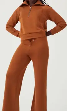 Spanx AirEssentials Wide Leg‎ Pants Butterscotch Plus Size 1X