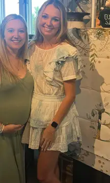 Love Shack Fancy Dress Mini Blue