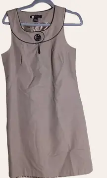 Carole Little Women Dresses Lot of 2  tan Sz10 Black(no sz  tag)