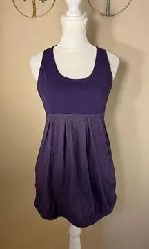 Lululemon Heathered Concord Grape Purple Power Dance Athletic Tank Top Size 4