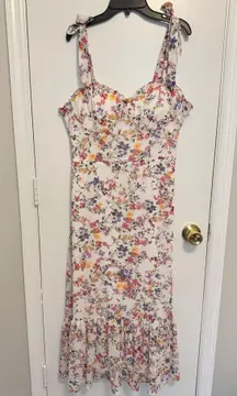 City Studio Floral Midi Dress Size Large