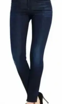 AYR Dark Wash The‎ Chiller High Rise Skinny Jeans