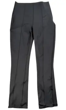 Halara High Waisted Athletic Pants Snap Button Leg Black Size S