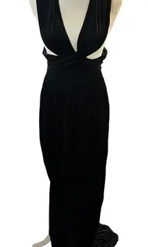 Black Maternity‎ Maxi Dress Formal Party Cocktail Evening Gown