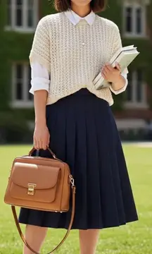 NEW Free People Old Money Sophia Open Knit Sweater Tee Cream SM Oversized Boho