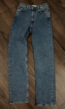 & other stories straight leg jeans 25
