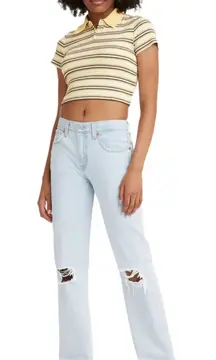 NWT Levi’s Low Pro Women’s Jeans Charlie Won Light Wash Sz 28