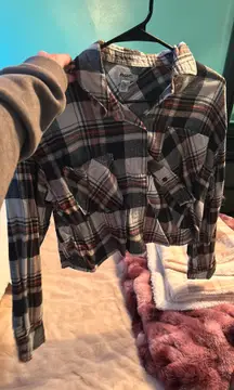 Tilly's  cropped flannel