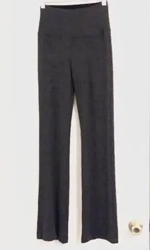 Lysse Dark Grey Houndstooth High Rise Bootcut Trouser Pant Leggings Size XS