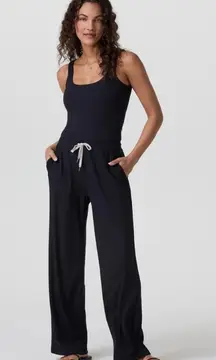 Vuori Black Wide-Leg jumpsuit