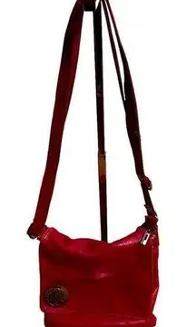 Vera Pelle Red Cross Body Purse