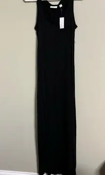 New York & Company Sleeveless Black Maxi Dress Size XS New NWT Jersey Knit