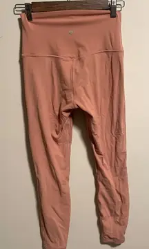 Lululemon Align High-Rise Pant 25" Pink Savannah Coral- Size 6