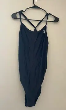 TYR black one piece swimsuit size 40 great condition