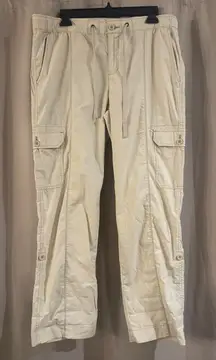 Joe Fresh Women’s Light Beige Cargo Pants