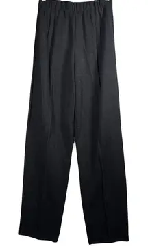 Dylani Knitwear Pants Womens S Black High‎ Waist Wide Leg Pull On Minimalist