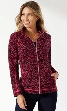 Tommy Bahama Cat's‎ Meow Aruba Full-Zip Sweatshirt Tango Red 0113