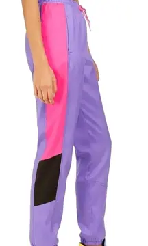 PUMA retro color block track pant joggers size large