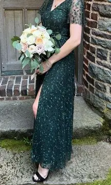 Olive green Lacey dress. Bought it online. Worn once