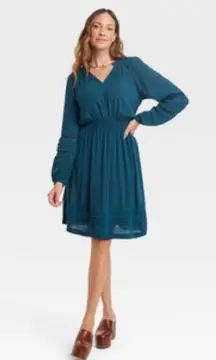 NWT! Knox Rose Women's Long Sleeve Lace Dress