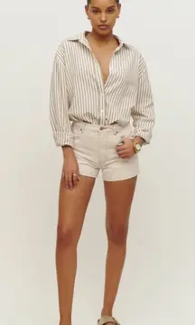 Reformation Cowboy High Rise Jean Shorts