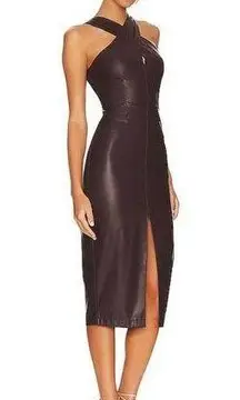 | Rach Midi Dress in Plum | Sise XS