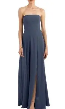 Jenny Yoo Essie Gown in Blue Luxe Size 8