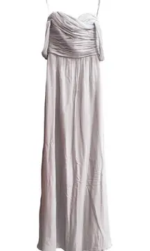 AMSALE Sarabeth Dove Gray Flat Chiffon Bridesmaid’s Dress