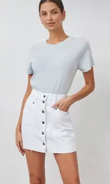 Rails Canyon Skirt Salt Denim White Size 29