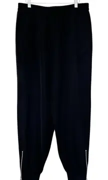 Rag & Bone Black Zipper Bottom Joggers Sz L