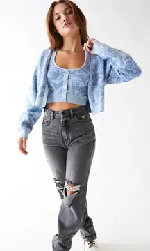 LA hearts cabin Cropped Cardigan