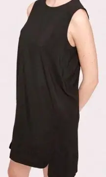 Lola Black Sleeveless Wrinkle-Resistant Travel Dress Women’s Size Large