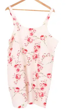 Vintage Y2K Sante Floral Slip Dress Coquette Lingerie Bow Romantic Retro Size XL