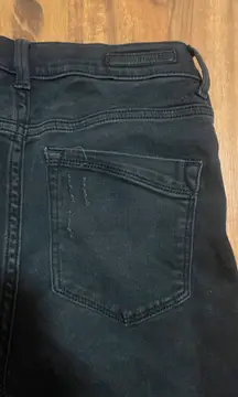 Express Black Ankle Leggings High-Rise