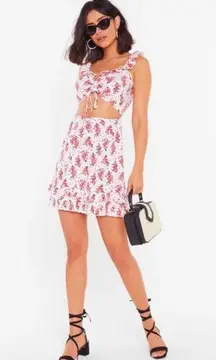 Floral Cut Out Dress 