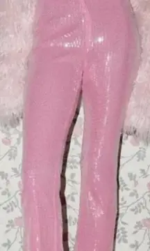 Kimchi Blue Lily Sequin Flare cropped pant. Size 6