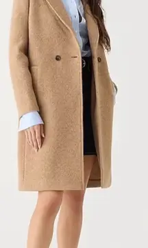 J crew New Daphne topcoat in Italian boiled wool
