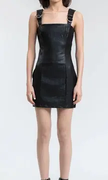 DANIELLE GUIZIO LEATHER D-RING DRESS