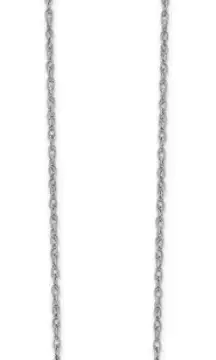 Infinity Necklace 14kt White Gold