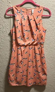 Pink Owl Apparel Multicolored Dress Woman’s Size Small-Flaws-Snags-No Belt