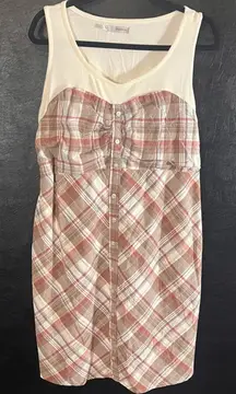 Maurices Plaid‎ Tank Dress Size 0