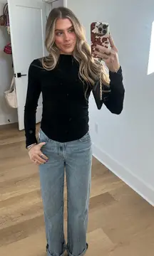 Amazon black mock neck sweater 