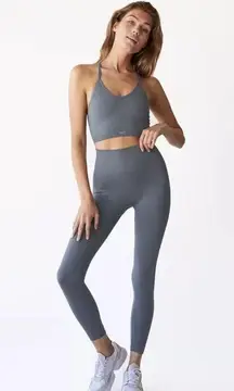 Sculptflex Box Cut Bra and Power Leggings Slate Grey