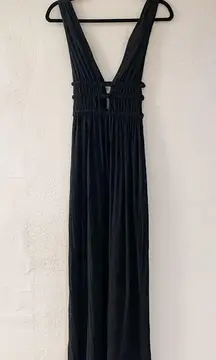 L*Space Swim Kira Cover Up Dress in Black XS