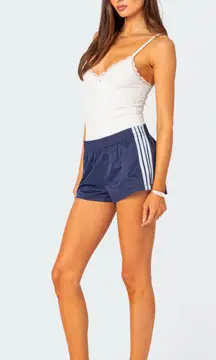 Navy Nylon Shorts